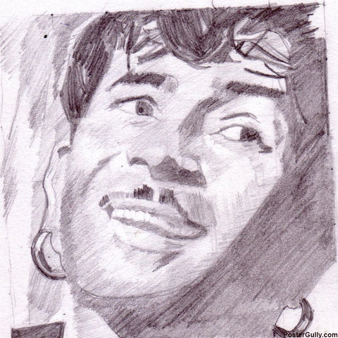 Brand New Designs, Raj Kapoor Portrait Sketch Artwork