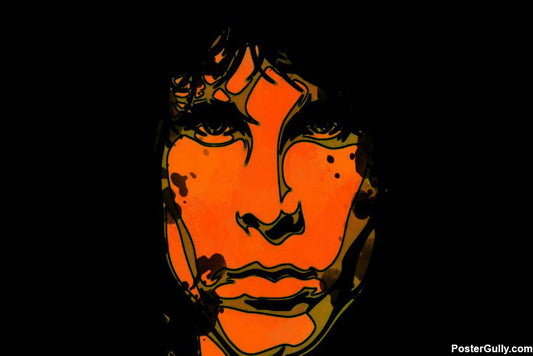 Brand New Designs, Jim Morrison Pop Art Red Artwork