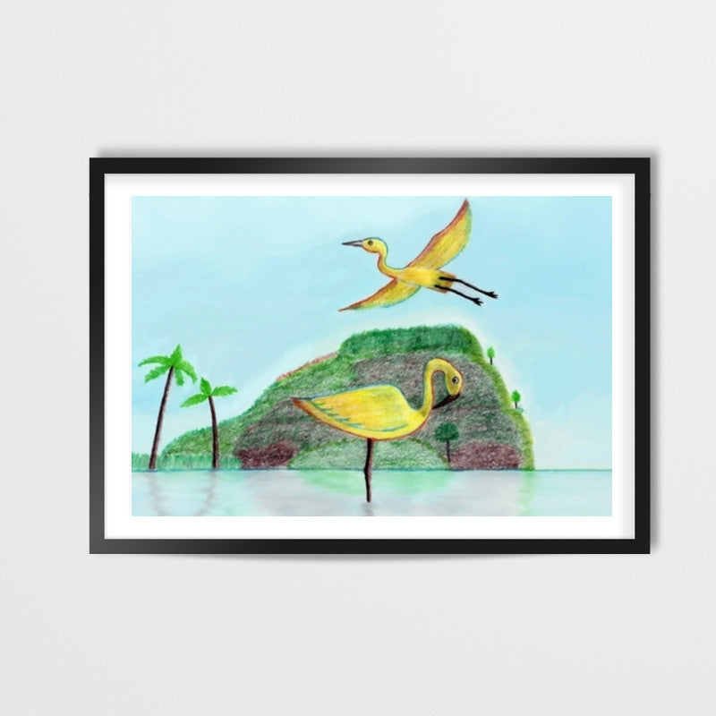River Birds Wall Art