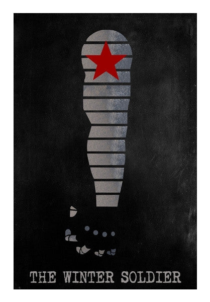 Winter soldier captain america Wall Art