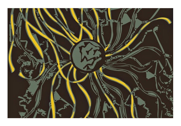 Abstract Frills Art PosterGully Specials