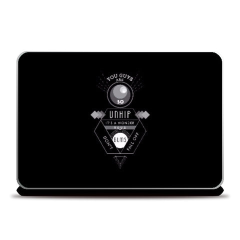 Laptop Skins, Unhip Hitchhikers guide to the galaxy Laptop Skin