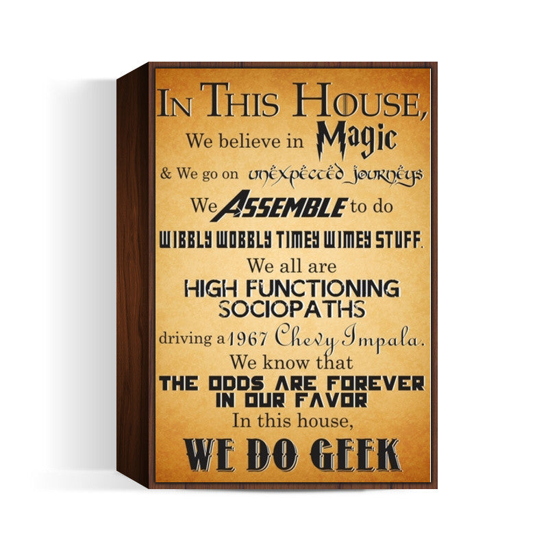 We do Geek Wall Art