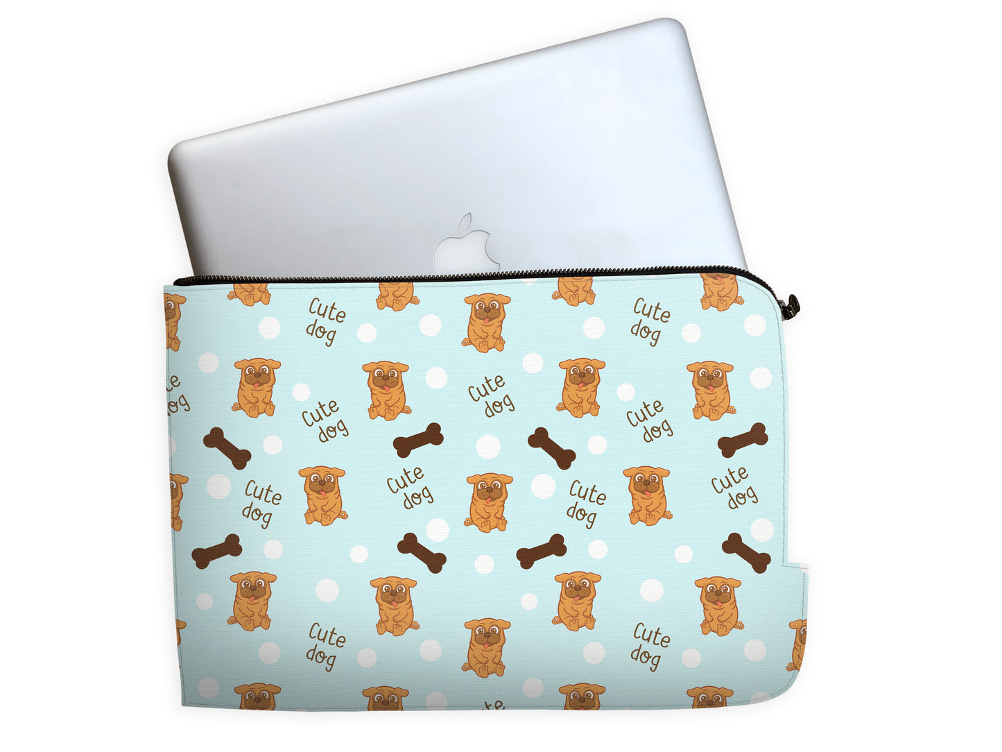 Cute Dog Pattern Laptop Sleeve