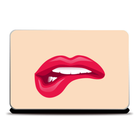 Red Lips Laptop Skins