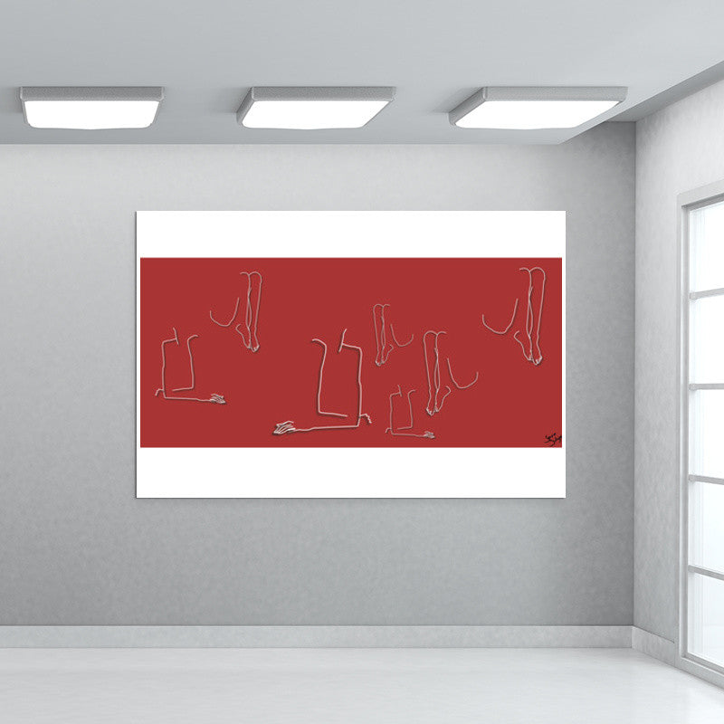 RED Wall Art