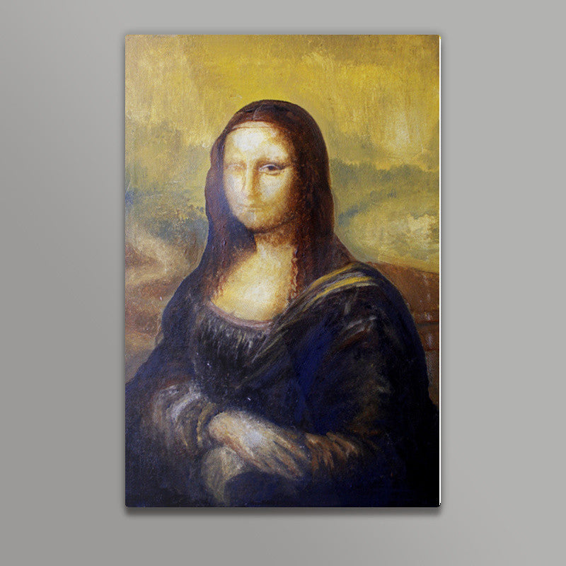 One-eyed Mona Lisa Wall Art