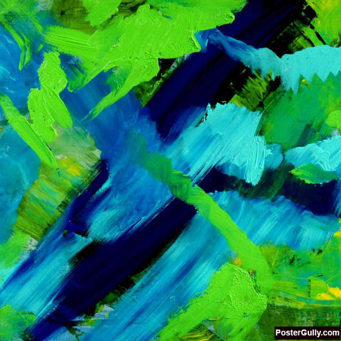 Square Art Prints, Abstract Painting #7 Artwork