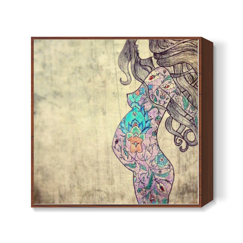 Made with love Square Art Prints