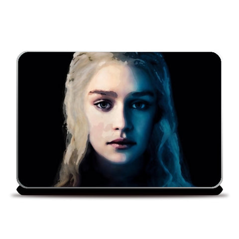 Game of Thrones Emilia Clarke Khaleesi Oil Painting Laptop Skins