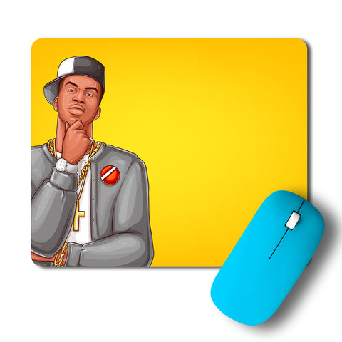 Pop Art Rap Hip Hop Character Mousepad