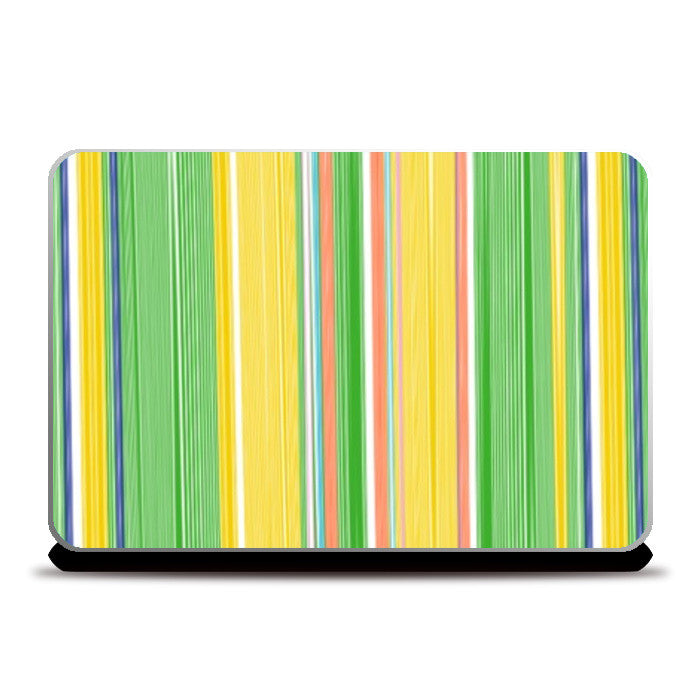 Laptop Skins, Colorful Vertical Stripes Laptop Skin
