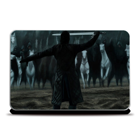 The Battle - Jon Snow - GoT S6 Laptop Skins