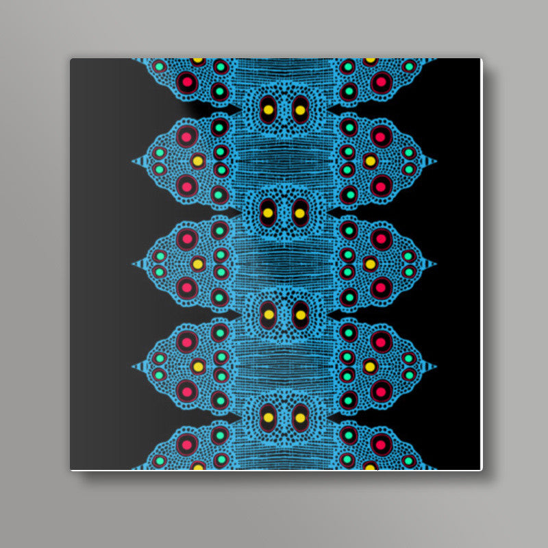 Micrometrics Psych-e-delic ! Square Art Prints
