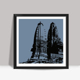 Khajuraho Temple Square Art Prints