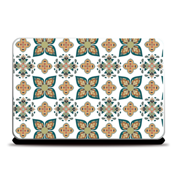 Brown Small Unique Prints Laptop Skins