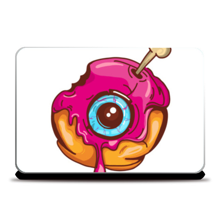 Donuts Eyeball Laptop Skins