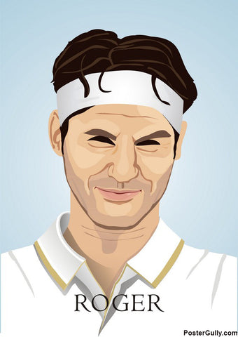 Brand New Designs, Roger Federer Portrait Artwork