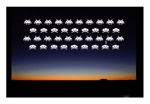 Wall Art, Space Invaders Wall Art