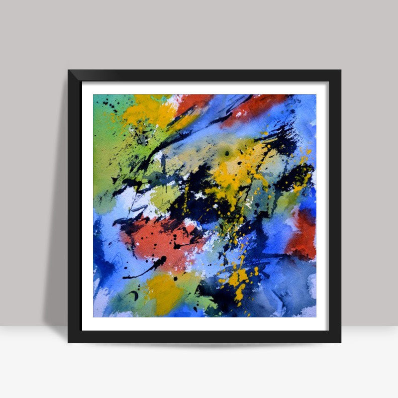 A colourful gust of wind Square Art Prints