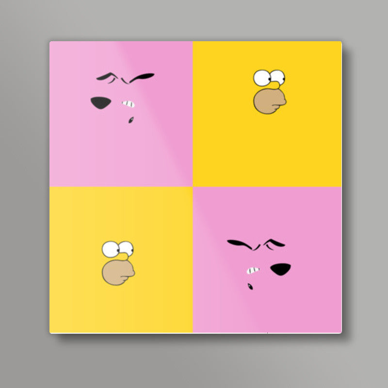 CARTOON Square Art Prints