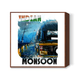 Indian Monsoon Square Art Prints