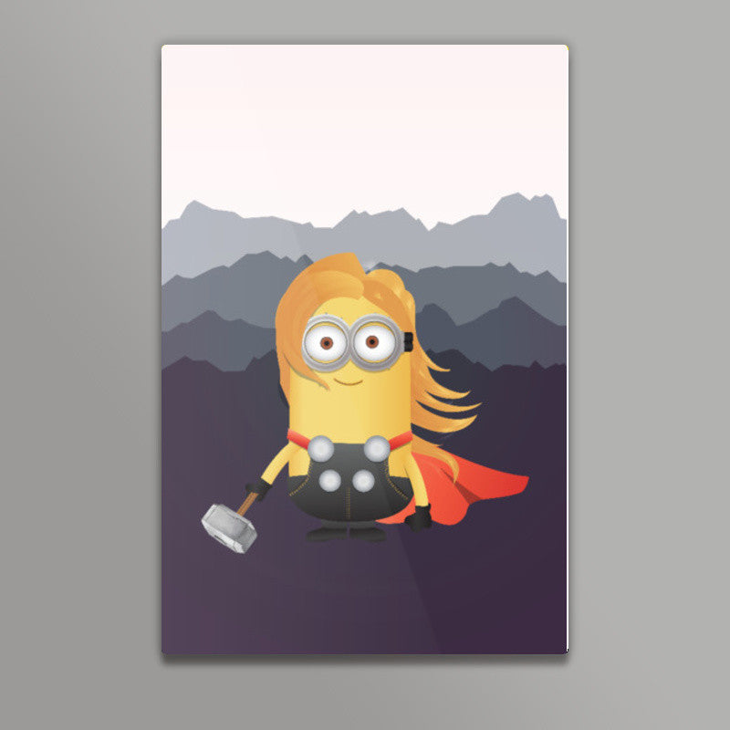 Minion Thor Wall Art