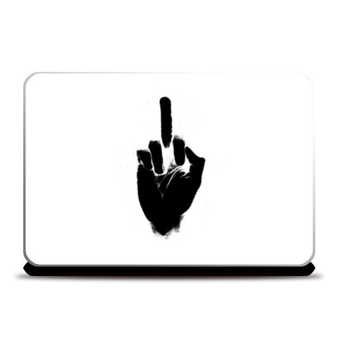 My middle finger salutes you Laptop Skins