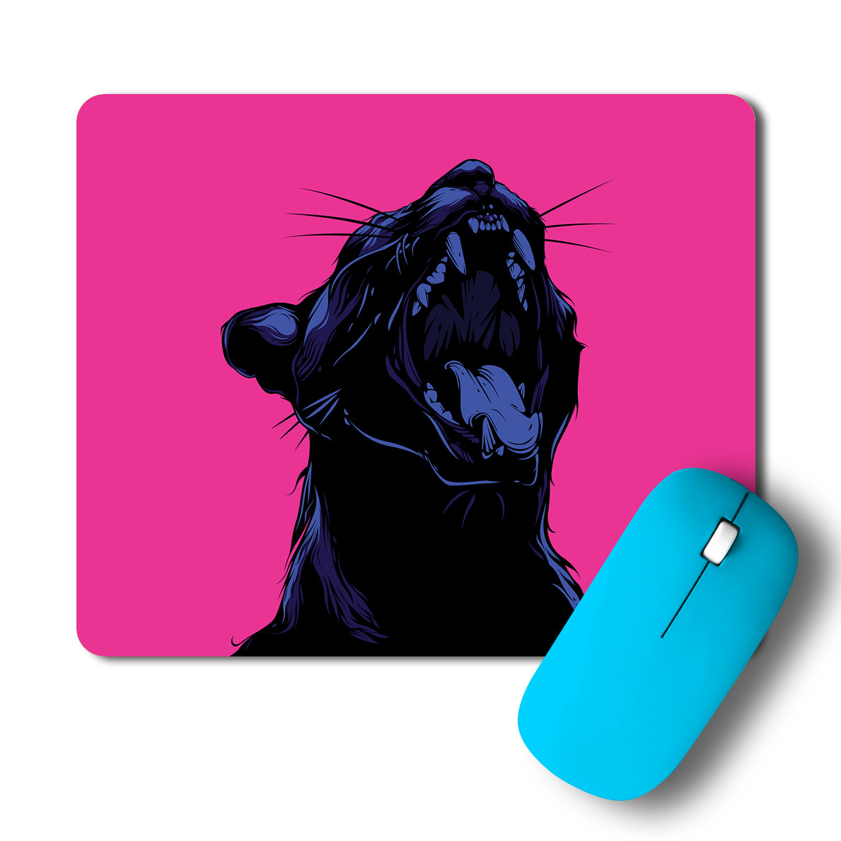 Screaming Cat PopArt Mousepad