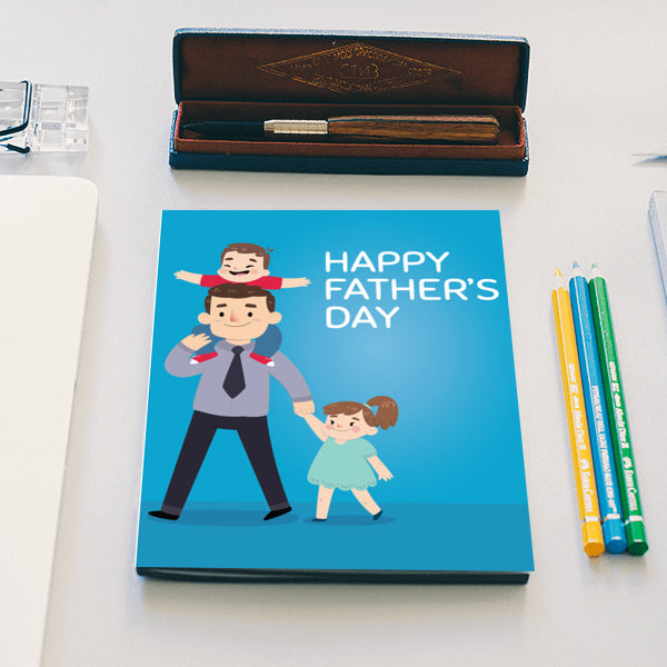 Cute Kids Playing With Dad Fathers Day | #Fathers Day Special Notebook