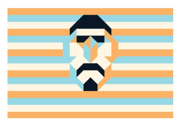 PosterGully Specials, Mosaic Figure Wall Art