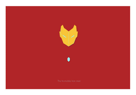 invincible iron man minimalist poster all new all different avengers Wall Art