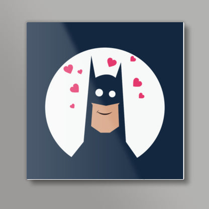 Batman Love Square Art Prints