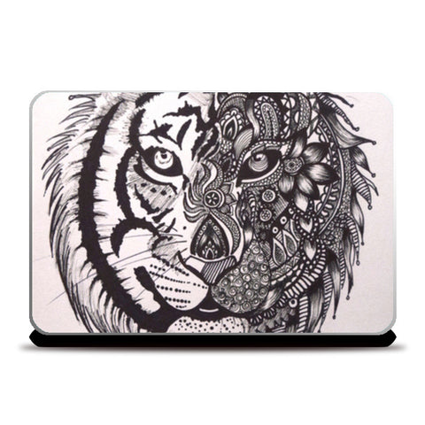 Tiger Mandala Laptop Skins