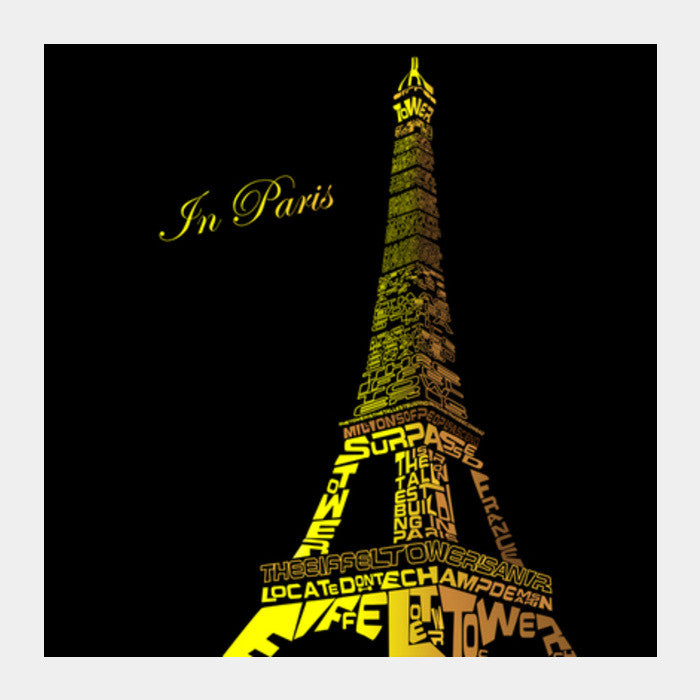 in paris Square Art Prints