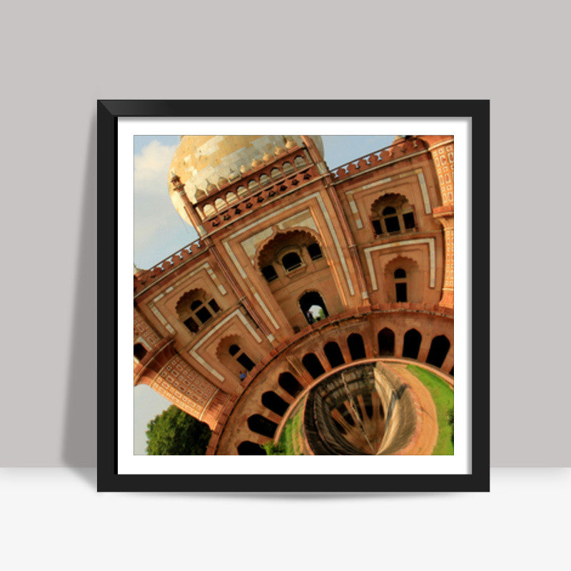 Tomb Of Safdarjung, Delhi Square Art Prints