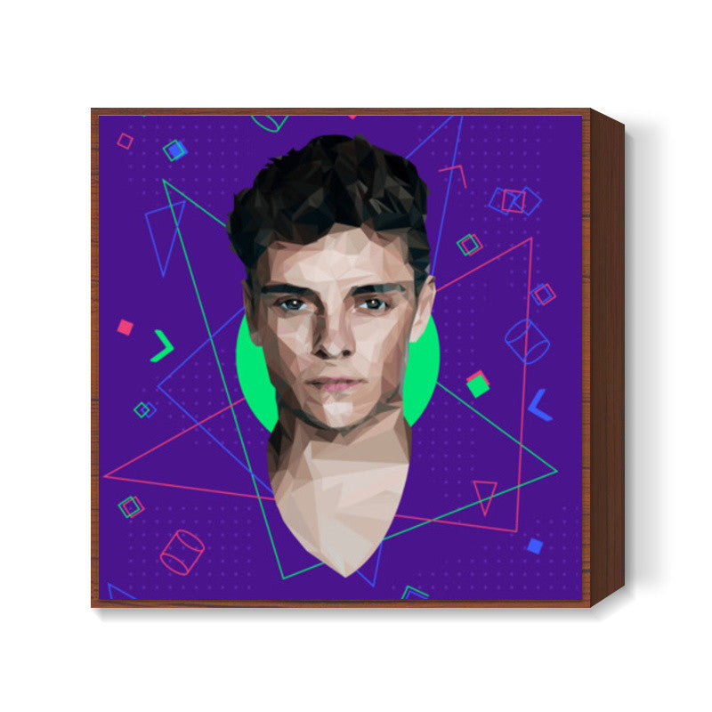 Martin Garrix Low Poly Square Art Prints