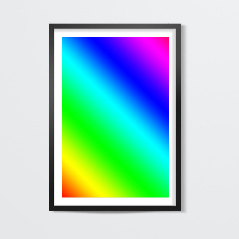 Rainbow gradient Wall Art