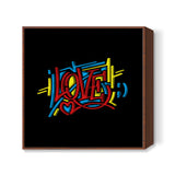 love graffiti Square Art Prints