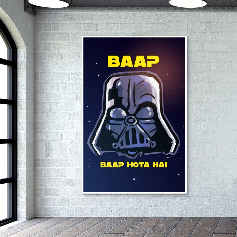 Baap vader Wall Art