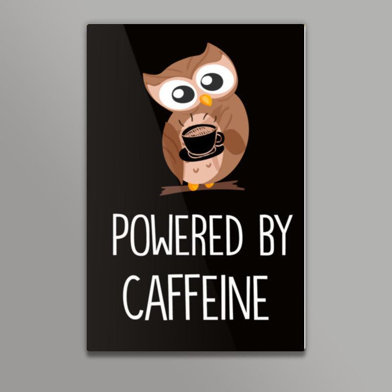 Powered By Coffee Wall Art