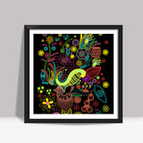 The Enchanted Forest - Night Square Art Prints