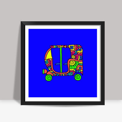 Rickshaw Zenscrawl Square Art | Meghnanimous