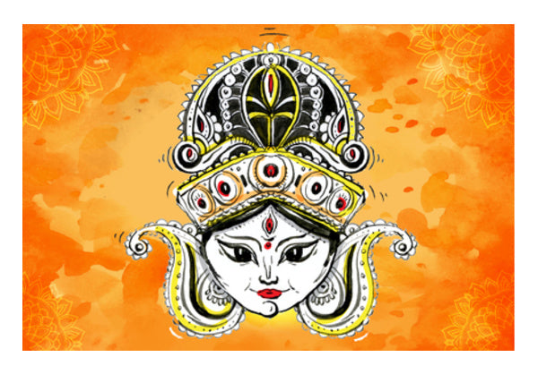 Maa Durga Wall Art