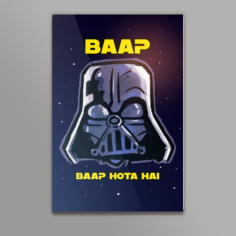 Baap vader Wall Art