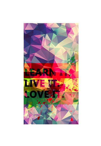 Wall Art, wall Art Levis Colorful Pentonix Learnt i Live it Love it Rectangular Wall Art