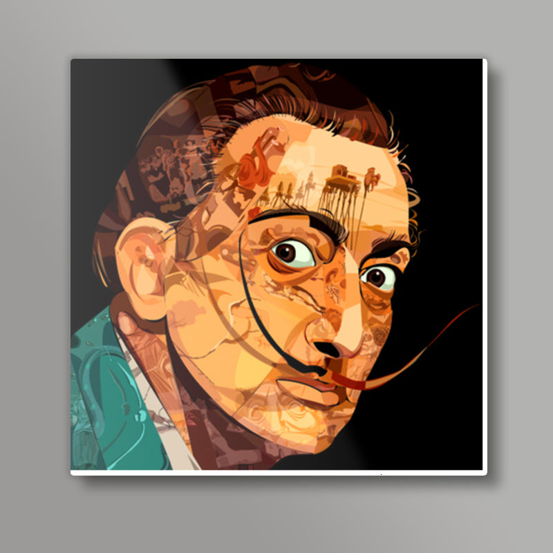 salvador dali Square Art Prints