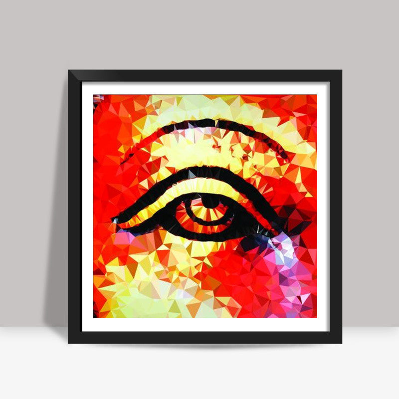 Mangalmurti low poly Square Art | vinayak chincholkar