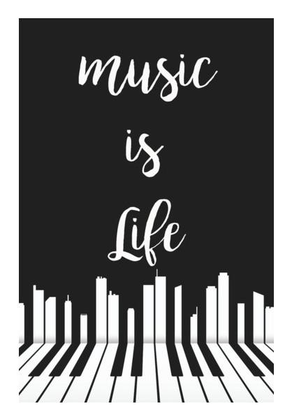 PosterGully Specials, Music Is Life Wall Art