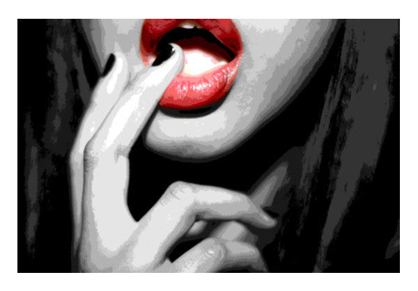 Luscious Lips Art PosterGully Specials